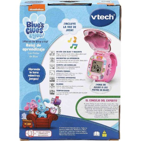 RELOJ DE APRENDIZAJE ROSA BLUES CLUES VT