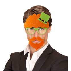 GAFAS FIESTA DE SAN PATRICIO CON BIGOTES