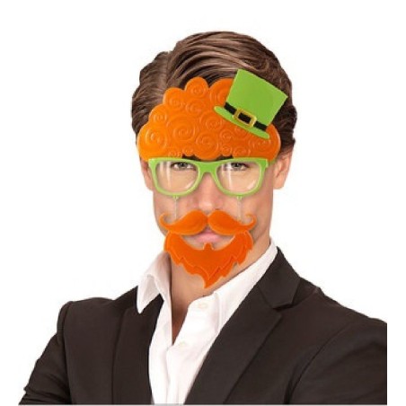 GAFAS FIESTA DE SAN PATRICIO CON BIGOTES