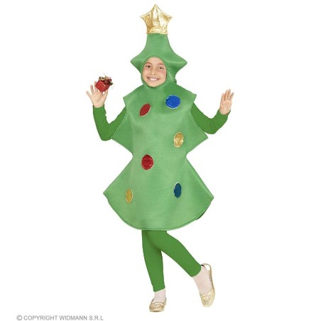 DISFRAZ ARBOL NAVIDAD 3-4 / 4-5 AÑOS (TA