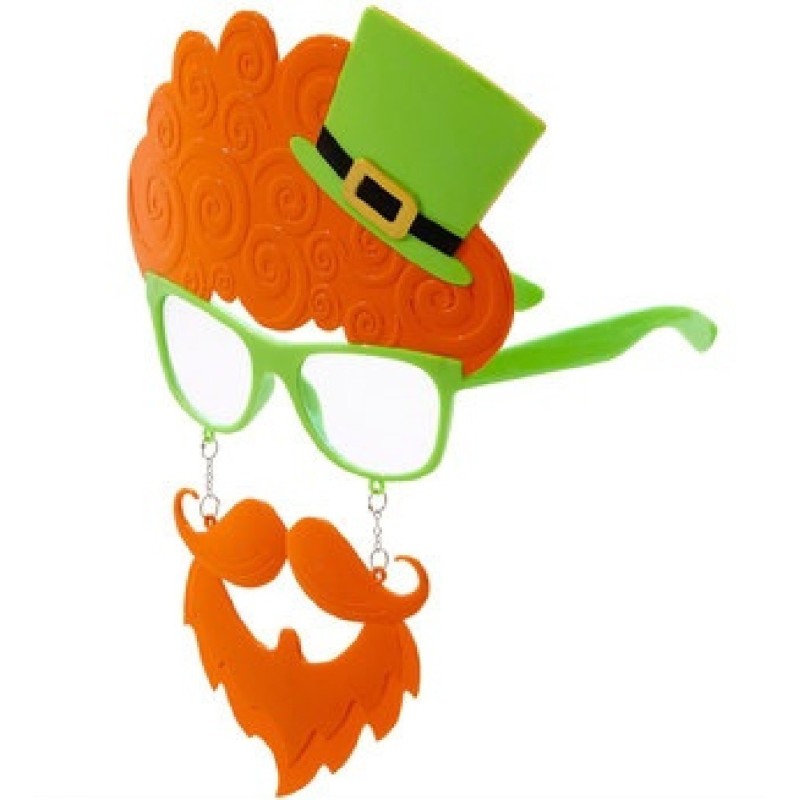 GAFAS FIESTA DE SAN PATRICIO CON BIGOTES