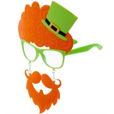 GAFAS FIESTA DE SAN PATRICIO CON BIGOTES