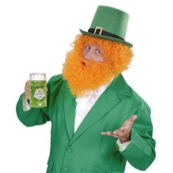 PELUCA Y BARBA RIZADA ESCOCES PELIRROJO  2