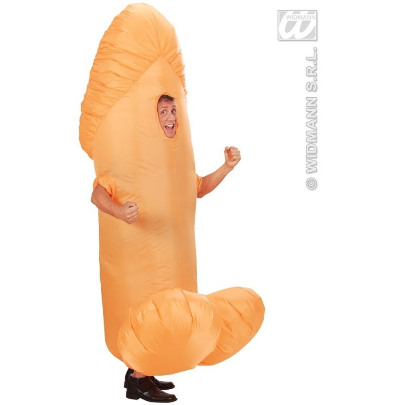 DISFRAZ WILLY PENE GIGANTE HINCHABLE