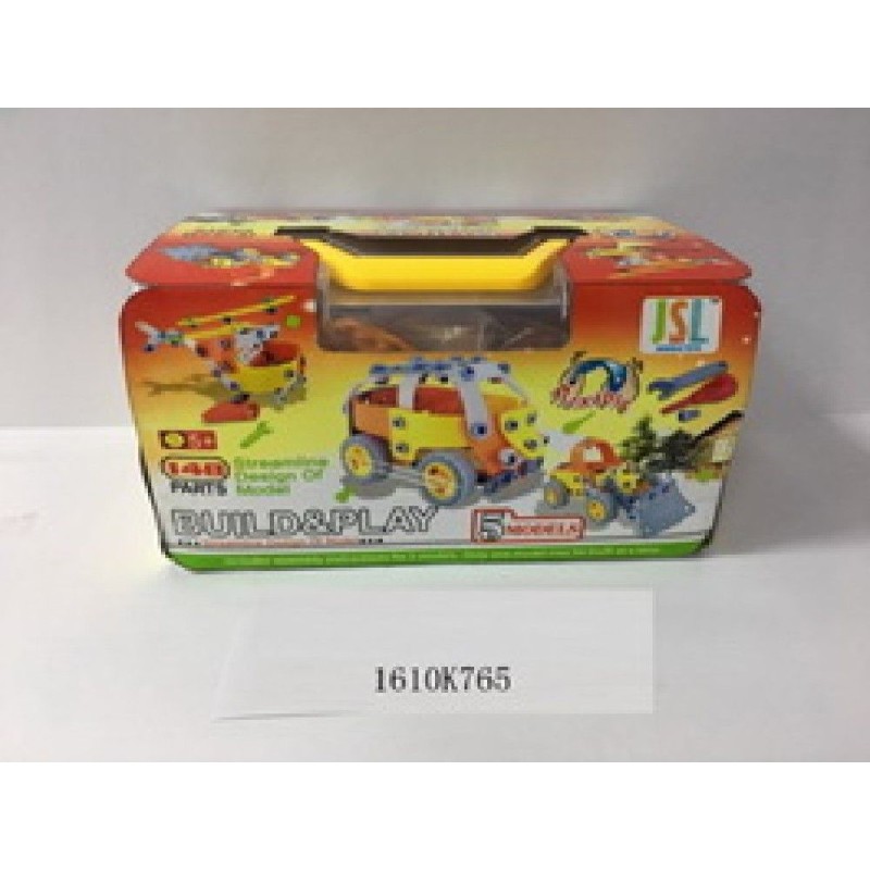 MALETIN 140 PCS CONSTRUCCION VEHICULOS