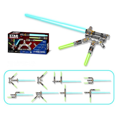 ESPADA LASER GALACTICA TRIPLE STAR WARRI