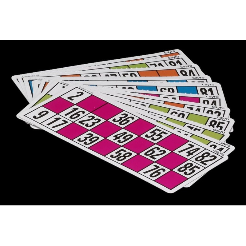 48 CARTONES LOTERÍA XXL