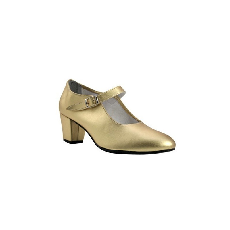 ZAPATO ORO Nº24