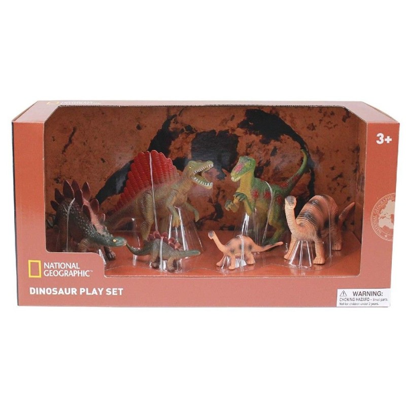 SET 6 FIGURAS DE DINOSAURIOS NATIONAL GE