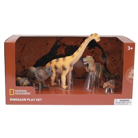 SET 5 FIGURAS DE DINOSAURIOS NATIONAL GE