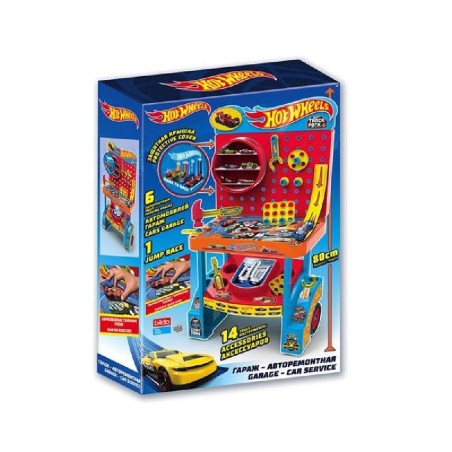 HOT WHEELS GARAJE Y BANCO DE TRABAJO