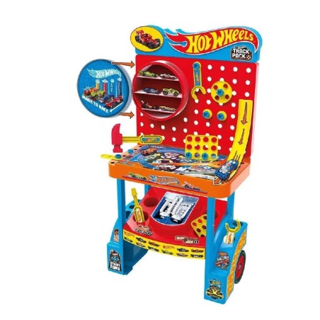 HOT WHEELS GARAJE Y BANCO DE TRABAJO