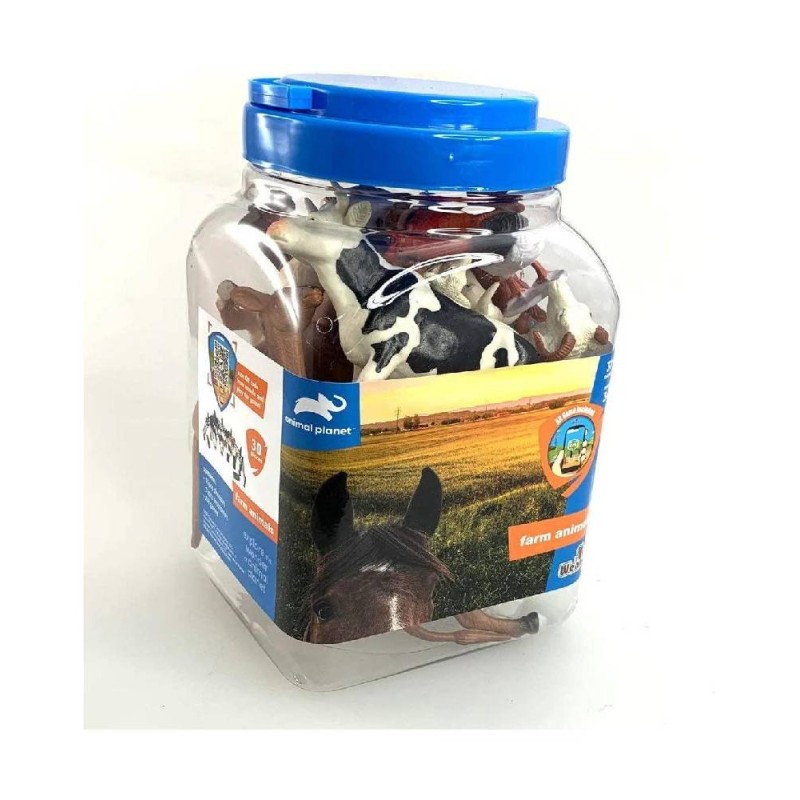 SET DE 30 PIEZAS ANIMALES DE GRANJA
