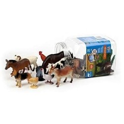 SET DE 30 PIEZAS ANIMALES DE GRANJA 2