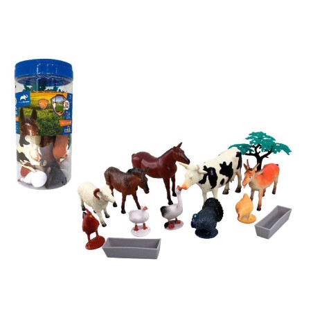 SET DE 13 PIEZAS ANIMALES DE GRANJA