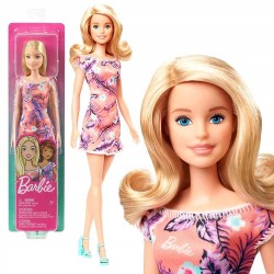BARBIE RUBIA VESTIDO DE FLORES ROSA - MA