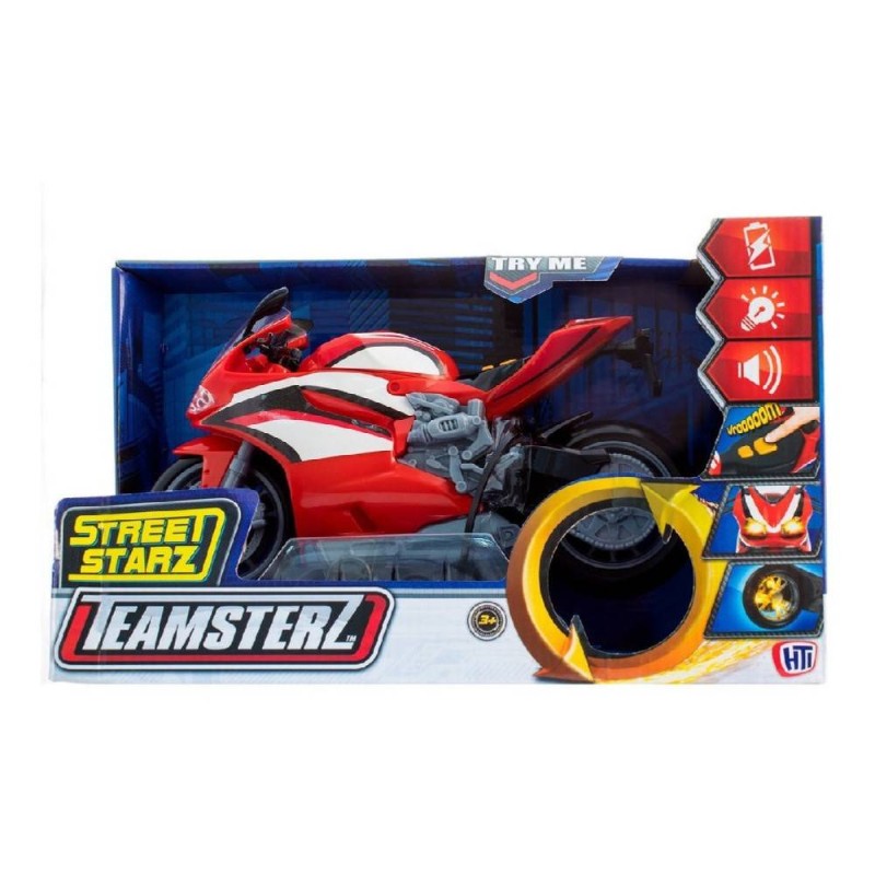 MOTO CARRERAS TEAMSTERZ LUZ Y SONIDO