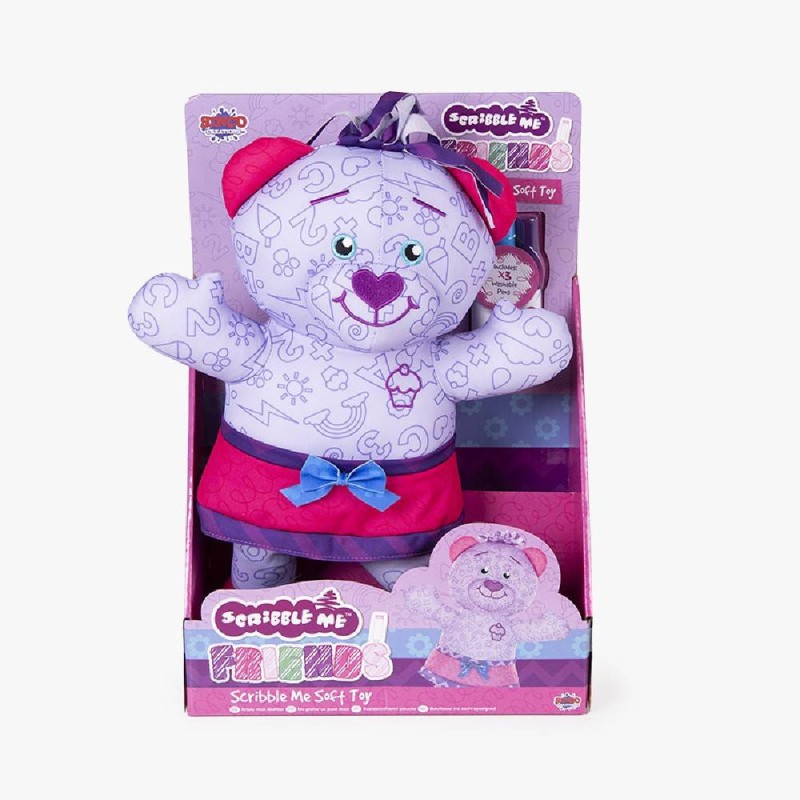 PELUCHE OSO PINTAME MORADO PEPO PINTAME