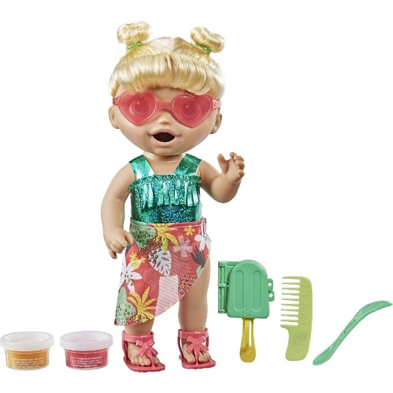 BABY ALIVE MUNECA BAJO EL SOL PELO RUBIO