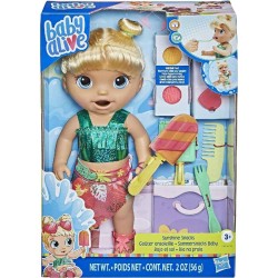 BABY ALIVE MUNECA BAJO EL SOL PELO RUBIO 2