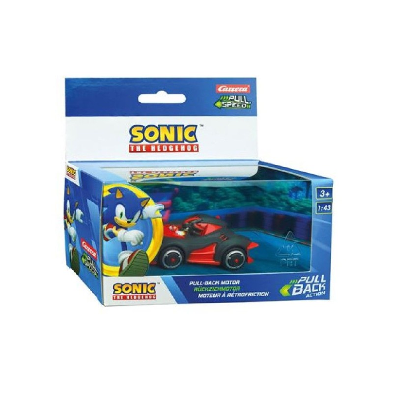 COCHE - PULLBACK: SONIC SHADOW NEGRO