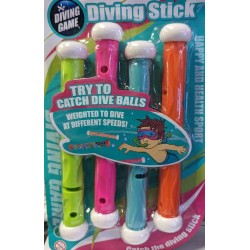 JUEGO 4 TUBOS DE BUCEO DIVING STICK