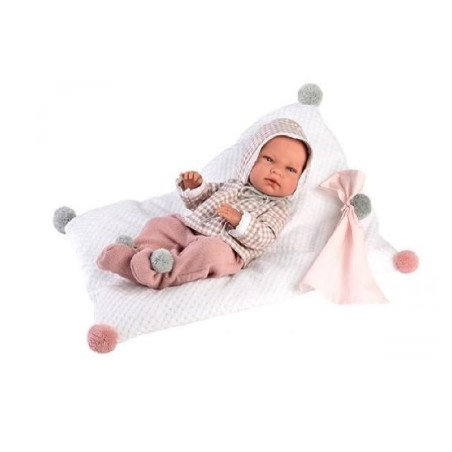 CONJUNTO ROPITA DE 40 CMS + MANTA