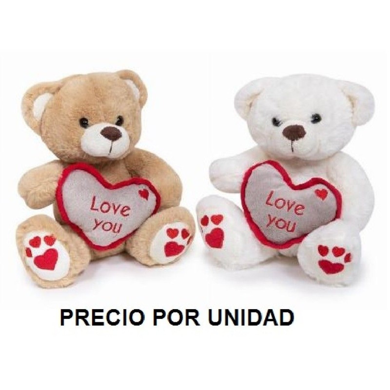OSO CORAZON LOVE YOU 25CM