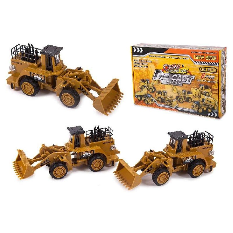 EXCAVADORA METAL LUCES Y SONIDO