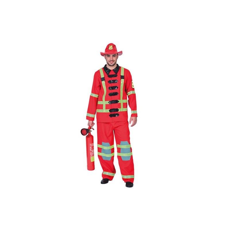 DISFRAZ BOMBERO ADULTO