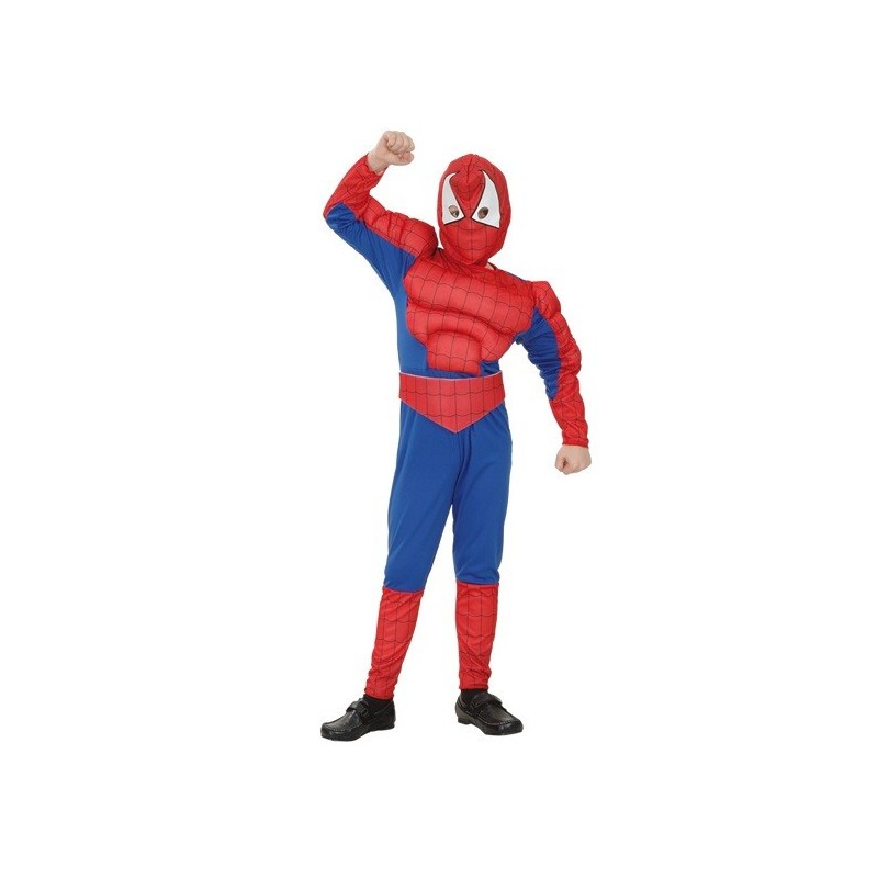DISFRAZ HEROE ARAÑA MUSCULOSO SPIDER 7-9