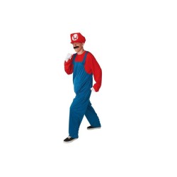 DISFRAZ MARIO BROS FONTANERO ADULTO