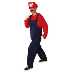 DISFRAZ MARIO BROS FONTANERO ADULTO 2