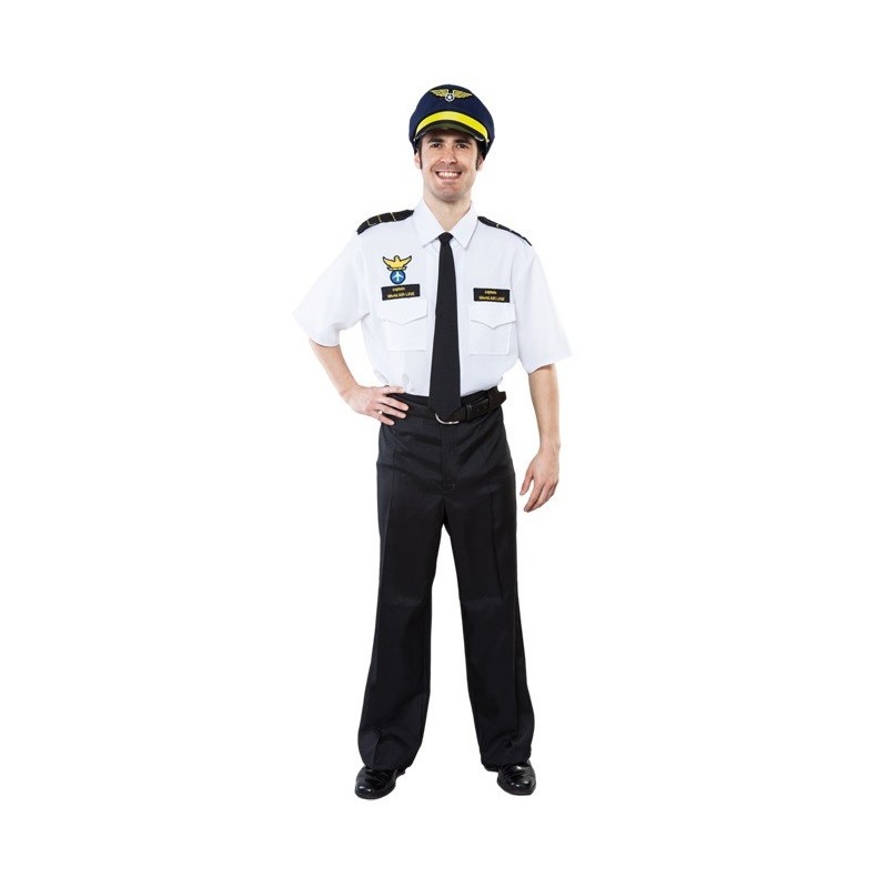 DISFRAZ PILOTO AVION ADULTO