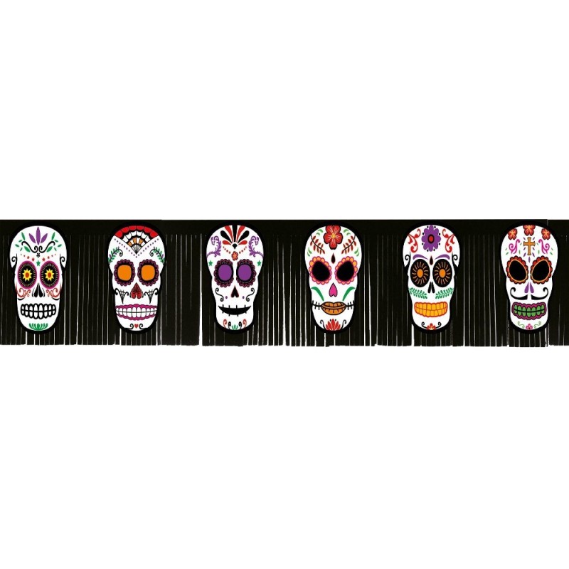 GUIRNALDA FLECOS DIA DE LOS MUERTOS 20X1