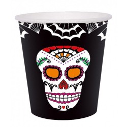 SET 6 VASOS DIA DE LOS MUERTOS COCO CATR