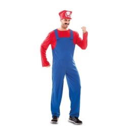 DISFRAZ FONTANERO MARIO BROSS TALLA S