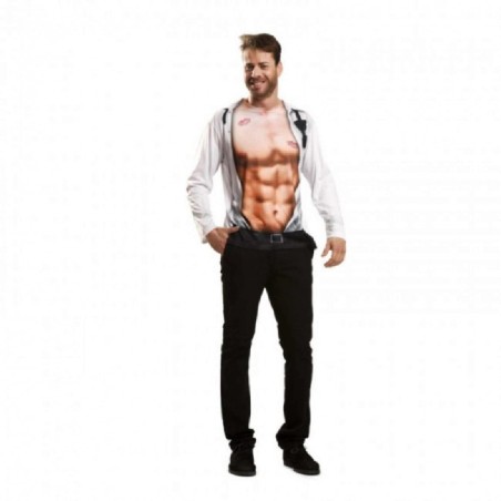 CAMISETA DISFRAZ SEXY BOY MANGA LARGA T-