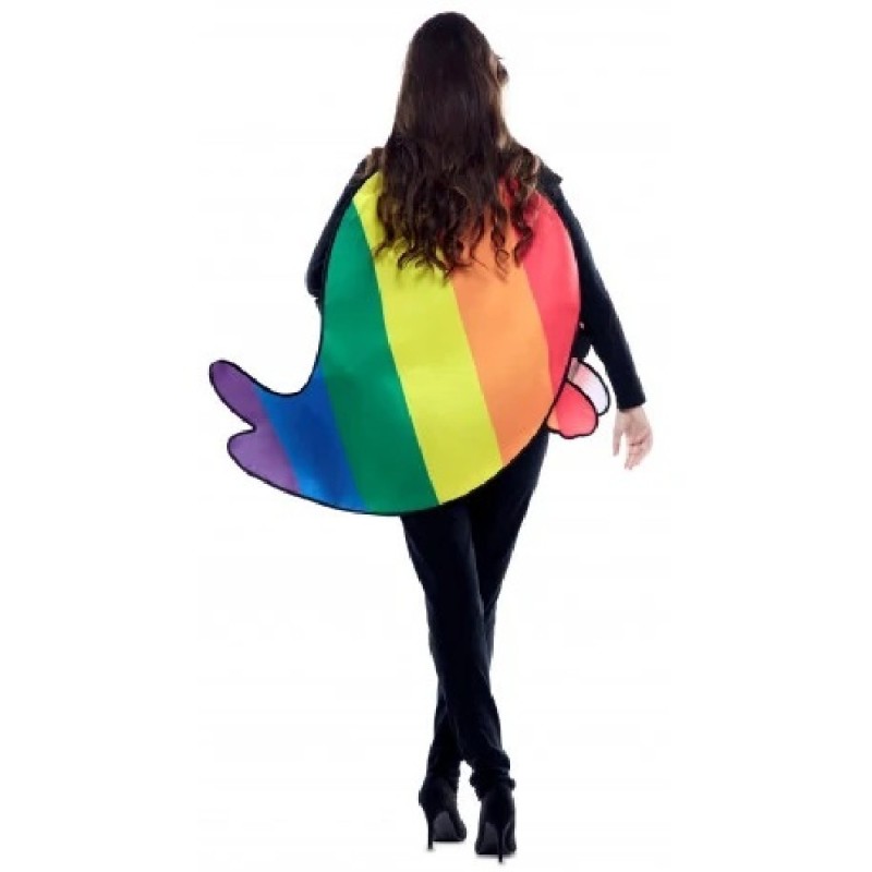 DISFRAZ FANTASMA ARCOIRIS LGTBI ML