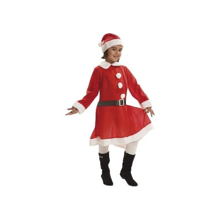 DISFRAZ MAMA NOEL 7-9 AÑOS
