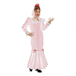 DISFRAZ CHULAPA MADRILEÑA BLANCO ROJO 5