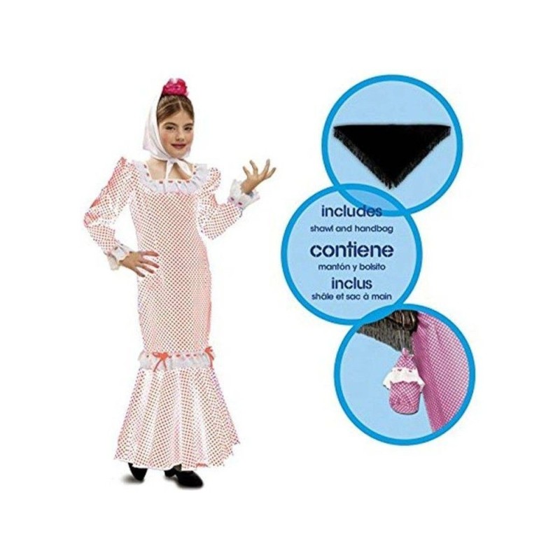 DISFRAZ CHULAPA MADRILEÑA BLANCO ROJO 5