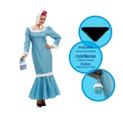 DISFRAZ CHULAPA MADRILEÑA AZUL MUJER ML