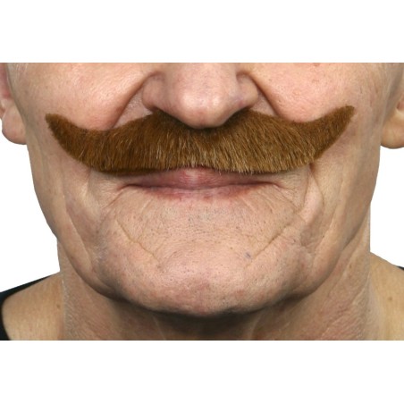 BIGOTE ESTILO MEJICANO MARRON
