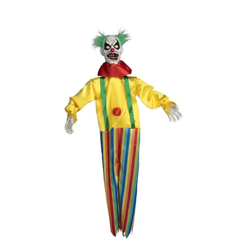 DECORACION PAYASO CON MOVIMIENTO Y LUZ