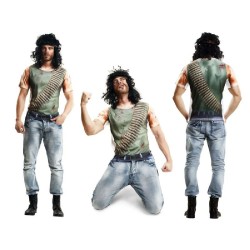 DISFRAZ CAMISETA COSPLAY WARRIOR RAMBO T