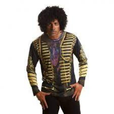 DISFRAZ CAMISETA  COSPLAY JIMI  HENDRIX 