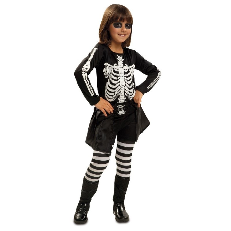 DISFRAZ NIÑA SKELETO 10-12 AÑOS