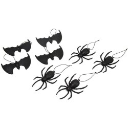 ARAÑAS Y MURCIELAGOS COLGANTES