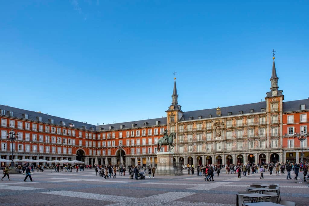plaza mayor en San Isidro
